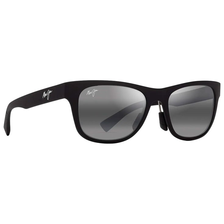 Maui Jim Sonnenbrille Kapeau Matte Black Neutral Grey Mineral Superthin Präsentation