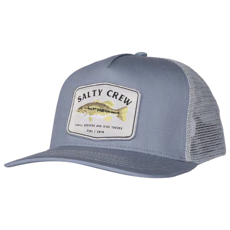 Salty Crew Gorra Bigmouth Trucker Blue Fog Presentación