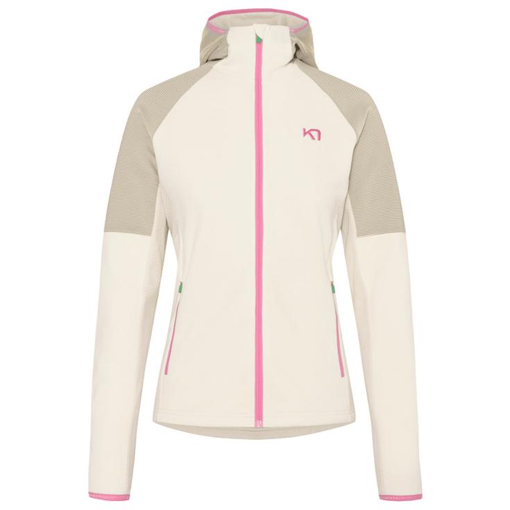 Kari Traa Fleece Tove Midlayer Off White Voorstelling