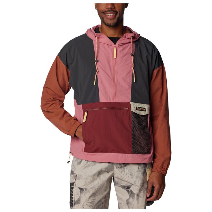 Columbia Hiking jacket Painted Peak Wind Jacket Pink Agave Shark Auburn Summer 2024 Glisshop