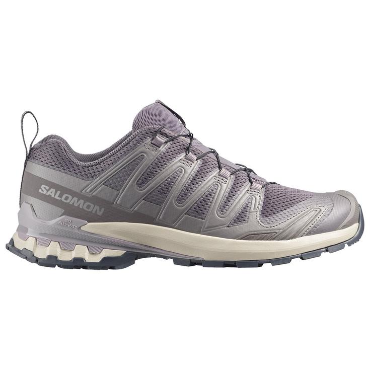 Salomon Trailrunning-Schuhe Xa Pro 3D V9 Dark Gull Gray Cloudburst Präsentation