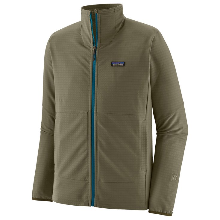 Patagonia Polaire M's R1 Techface Jkt Basin Green Présentation