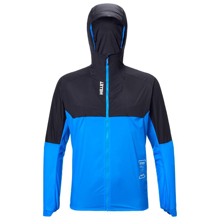 Millet Trail jas Intense Windbreaker Black Icon Blue Voorstelling
