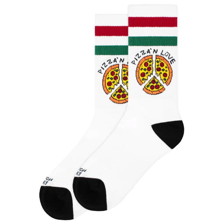American Socks The Classics Mid High Pizza'n Love 