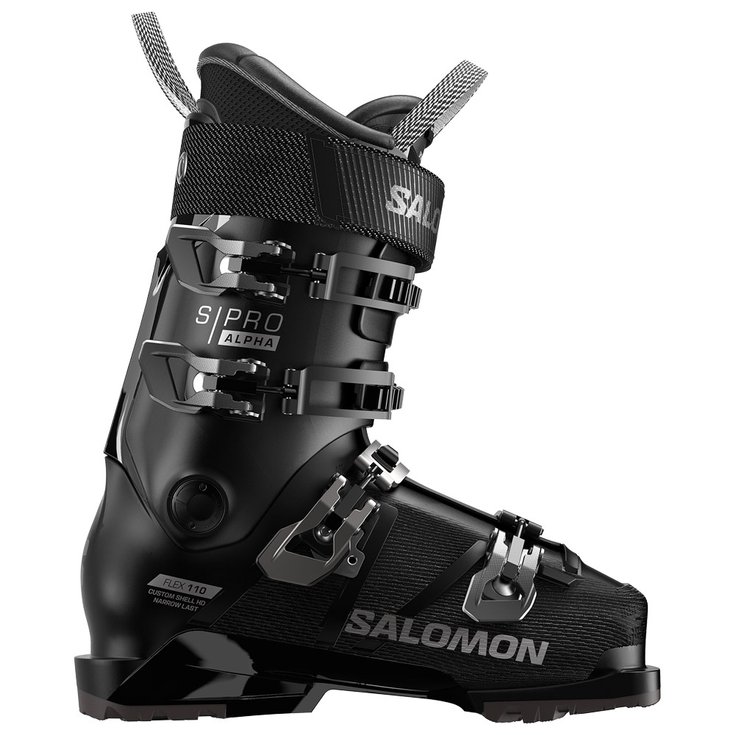 Salomon Ski boot S/Pro Alpha 110 Gw Black Dark Grey Met Overview