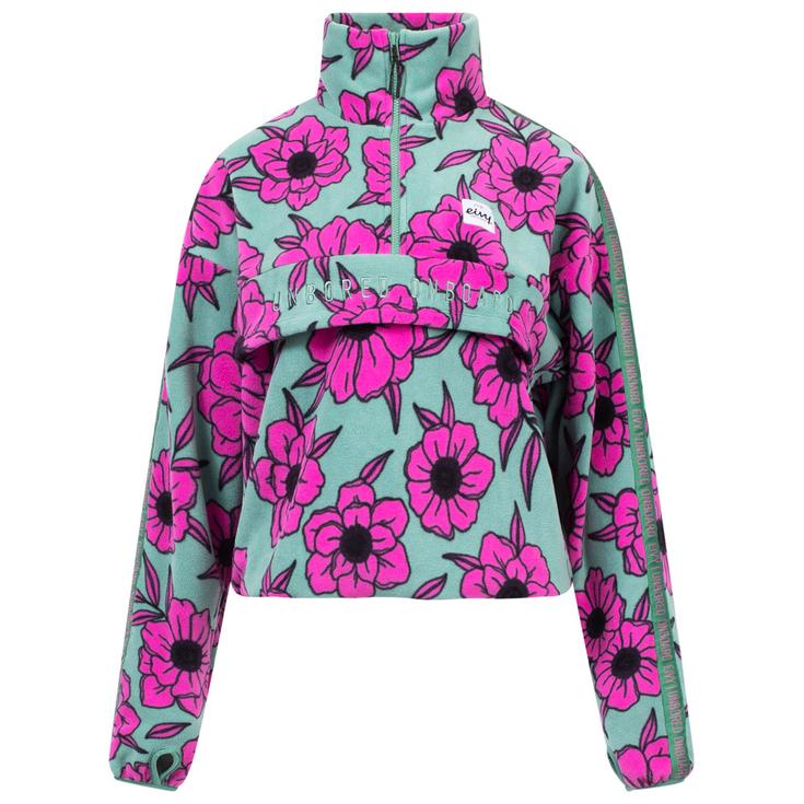 Eivy Polar Ball Fleece Turquoise Flower Presentación