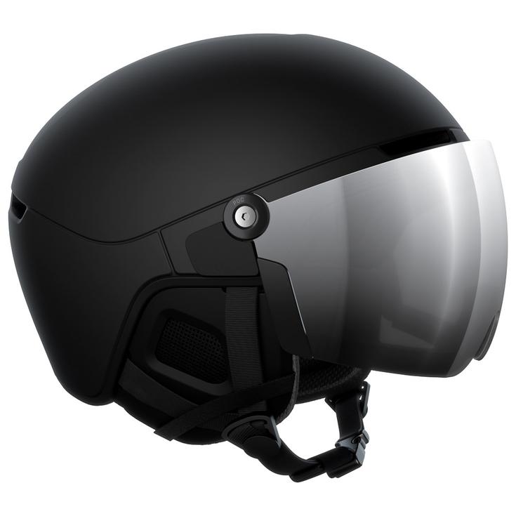 Poc Casco con visera Obex Visor Uranium Black Matt Clarity Universal Partly Sunny Silver Presentación