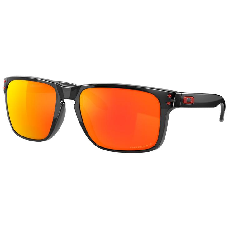 Oakley Sonnenbrille Holbrook XL Black Ink Prizm Ruby Polarized Präsentation