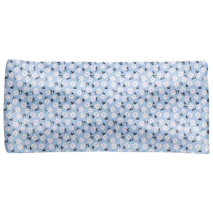 Curlynak Stirnband Grand Froid Headband Fleurs Bleues Präsentation