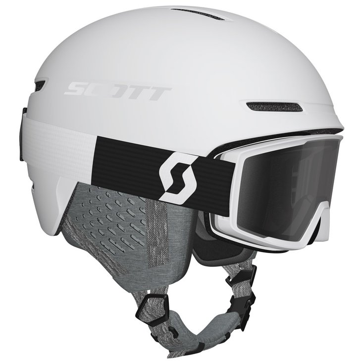 Scott Casco Combo Helmet Track + Factor Goggle Combo White Presentazione