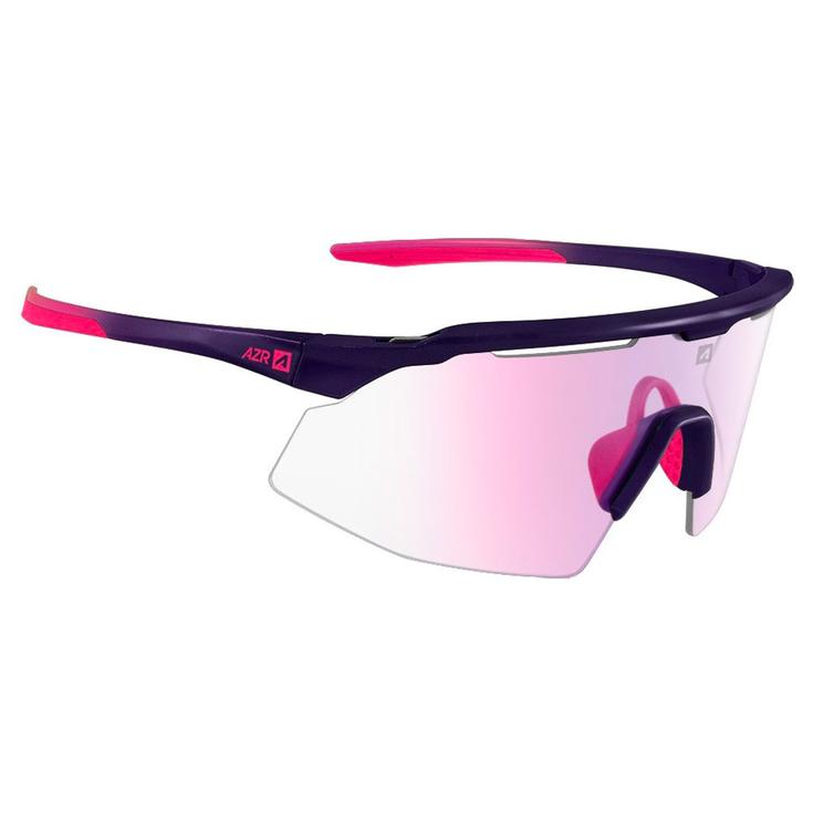 AZR Sonnenbrille Iseran Violette Mate Rose Photochromique Irisé Rose Präsentation