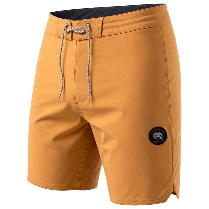 Vissla Boardshort Solid Sets 18.5" Gold Coral Voorstelling