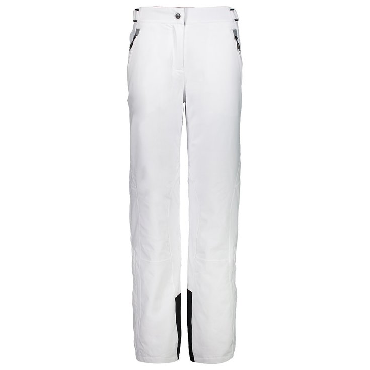 CMP Pantalon Ski Woman Clima Protect Stretch Pant Bianco Présentation
