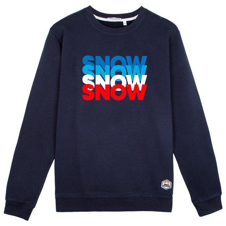French Disorder Sweatshirt Dylan Snow Navy Overview