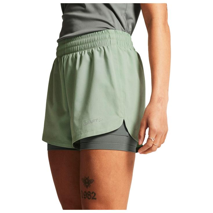 Pantaloncini da trail Craft Adv Essence 2 In 1 Shorts II W Glacial Pantaloncini da trail Craft Adv Essence 2 In 1 Shorts II W Glacial
