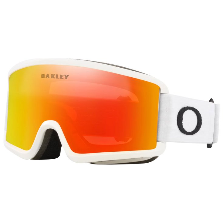 Oakley Masque de Ski Target Line S Matte White Fire Iridium Presentazione
