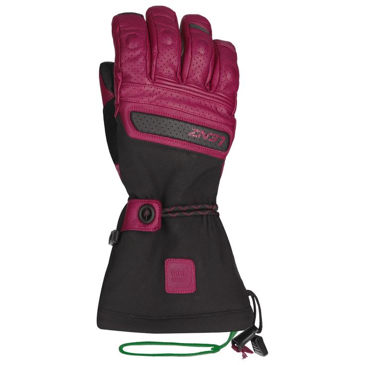 Lenz Gloves Heat Glove 9.0 Finger Cap Women Black Purple Overview