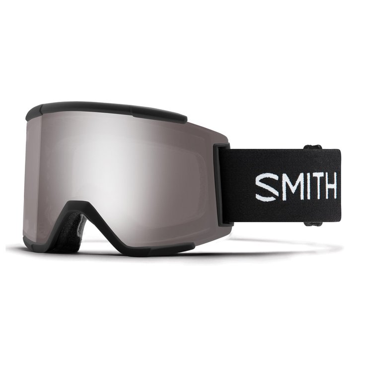 Smith Goggles Squad XL Black ChromaPop Sun Platinum Mirror + ChromaPop Storm Rose Flash Overview