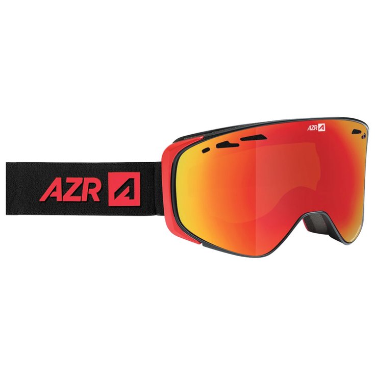 AZR Maschera Cyber Otg Masque Noir Mate / E Cran Rouge Multicouche Presentazione