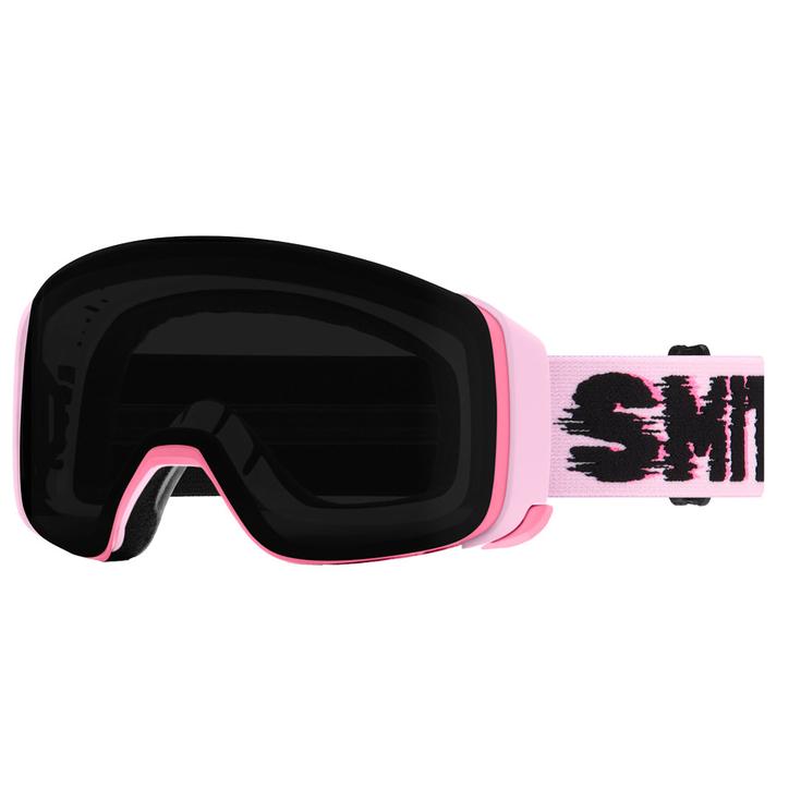 Smith 4D Mag Pink Frost Flex Glitch Chromapop Sun Black + Chromapop Storm Blue Sensor Mirror 