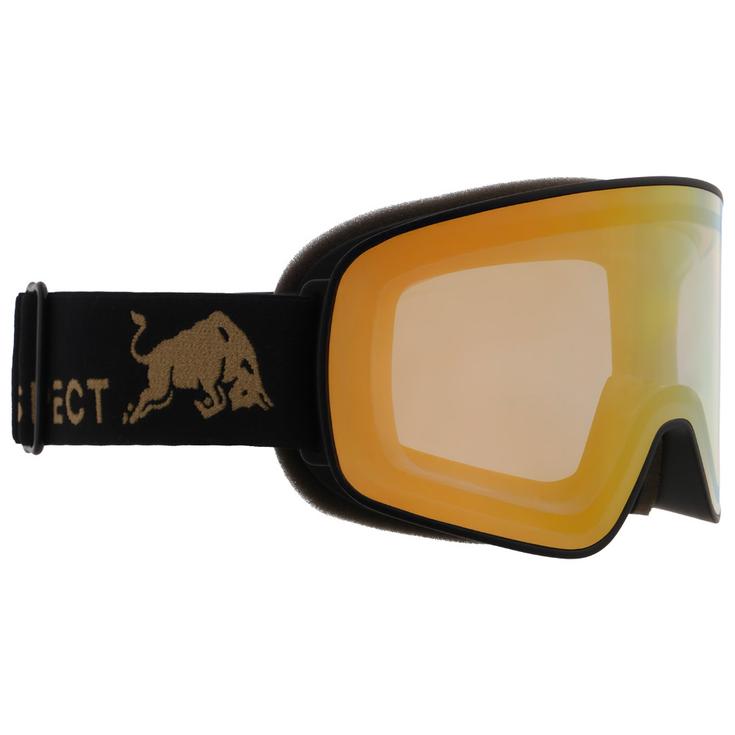 Red Bull Spect Rush Matt Black Brown Gold Chrom-X 