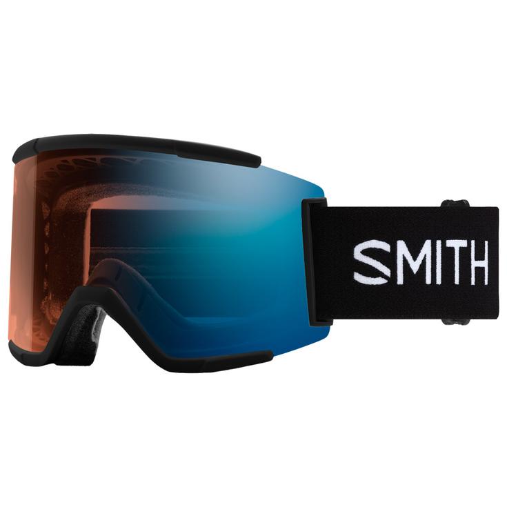 Smith Skibrillen Squad XL Black Chromapop Pro Photochromic Blue Mirror Voorstelling