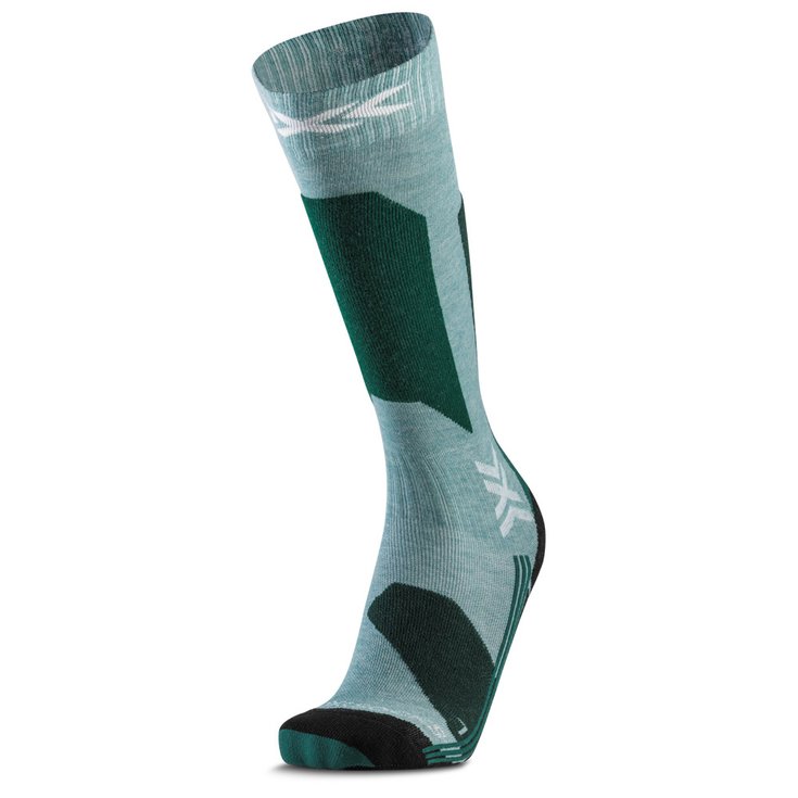 X Socks Calze Ski Discover Otc Women Sage Green English Lawn Presentazione