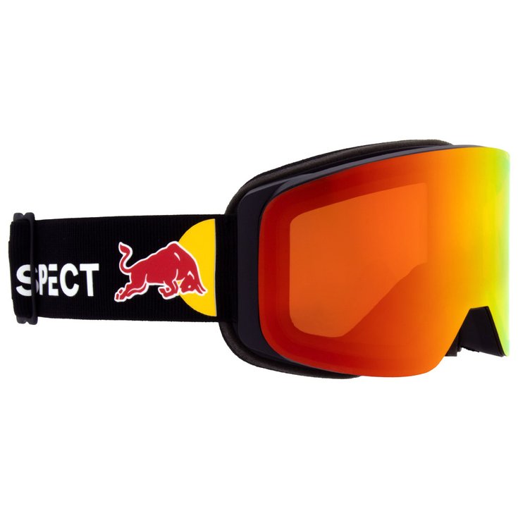 Red Bull Spect Masque de Ski Magnetron Slick Matt Black Orange Red Mirror Présentation