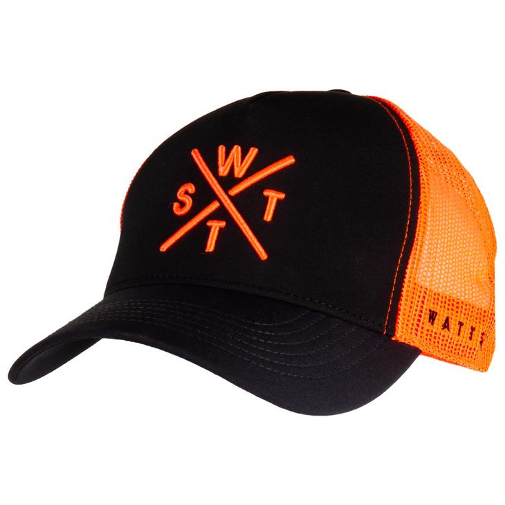 Watts Petten R-Tribe Cap Black Fluo Orange Voorstelling
