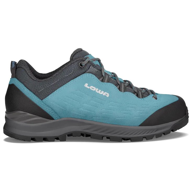 Lowa Wanderschuhe Explorer II Lo Ws Aquamarine Grey Präsentation