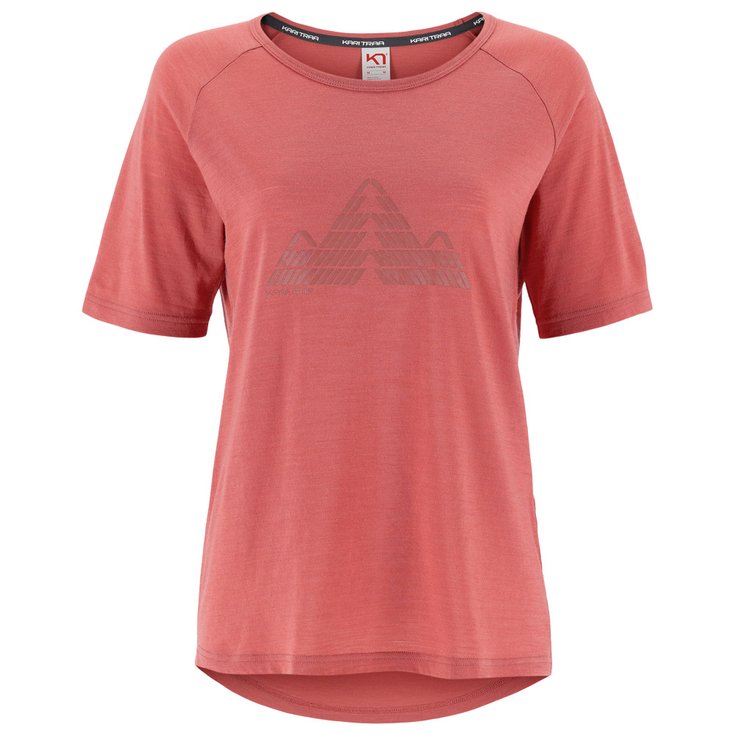 Kari Traa Tee-shirt de rando Ane T-Shirt - 50% Merino Wool W Cedar Overview