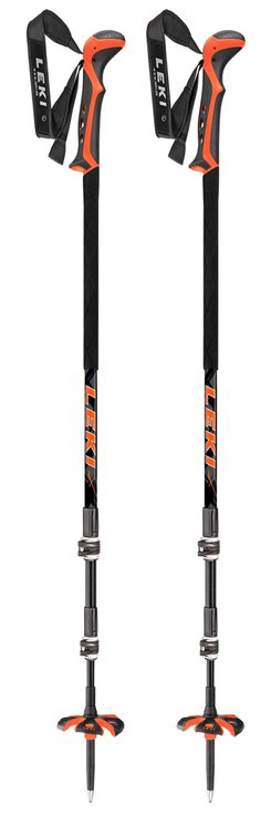 Leki Pole Civetta Pro Black Orange 110-150cm Overview