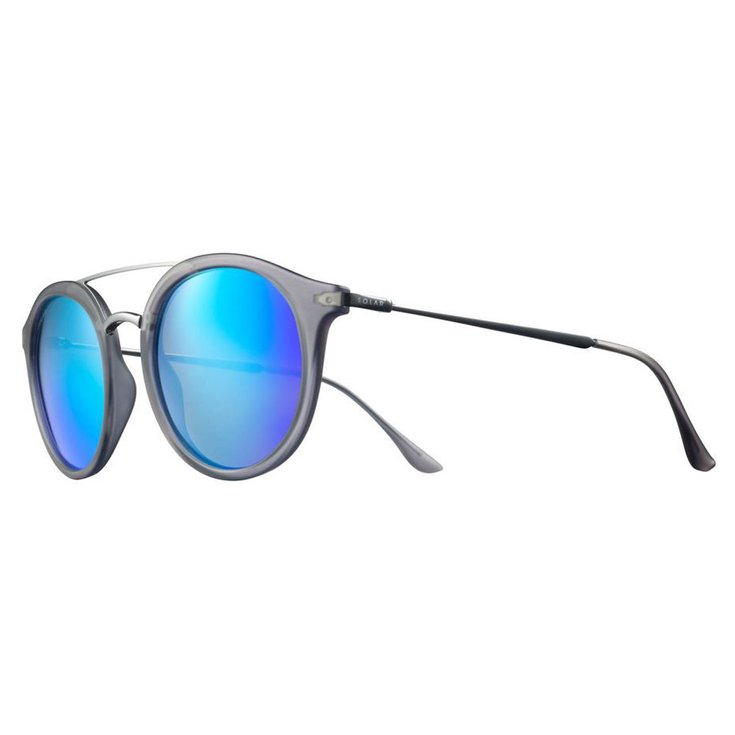 Solar Sunglasses Stardust Gris Translucide Polarized Flash Bleu Overview