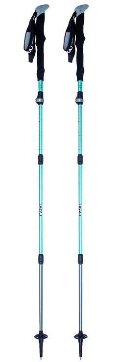 Lacal Skistöcke Quick Stick Compact Alu Blue Präsentation