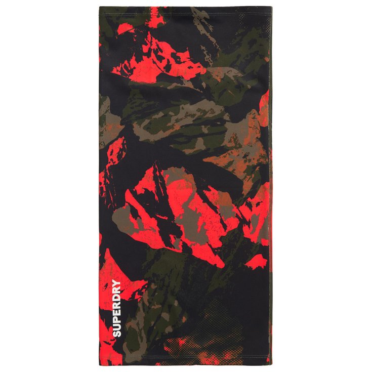Superdry Neck warmer Snow Tube Volcanic Montain Orange Overview
