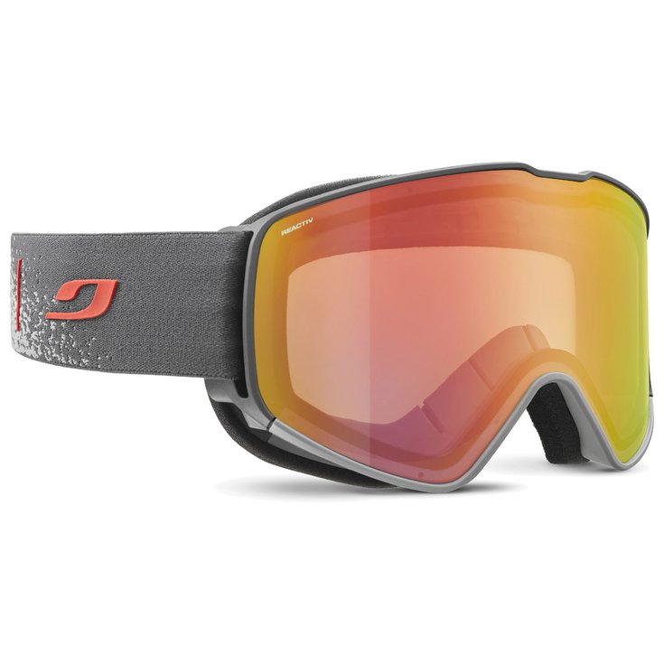 Julbo Goggles Cyrius Gris Reactiv Performance Flash Rouge Overview