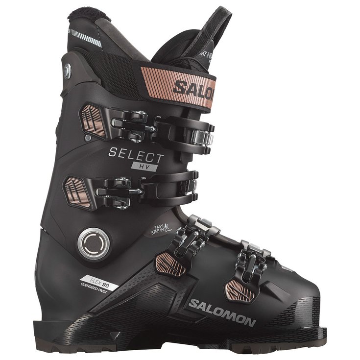 Salomon Chaussures de Ski Select Hv 90 W Gw Black Pink Gold Dos