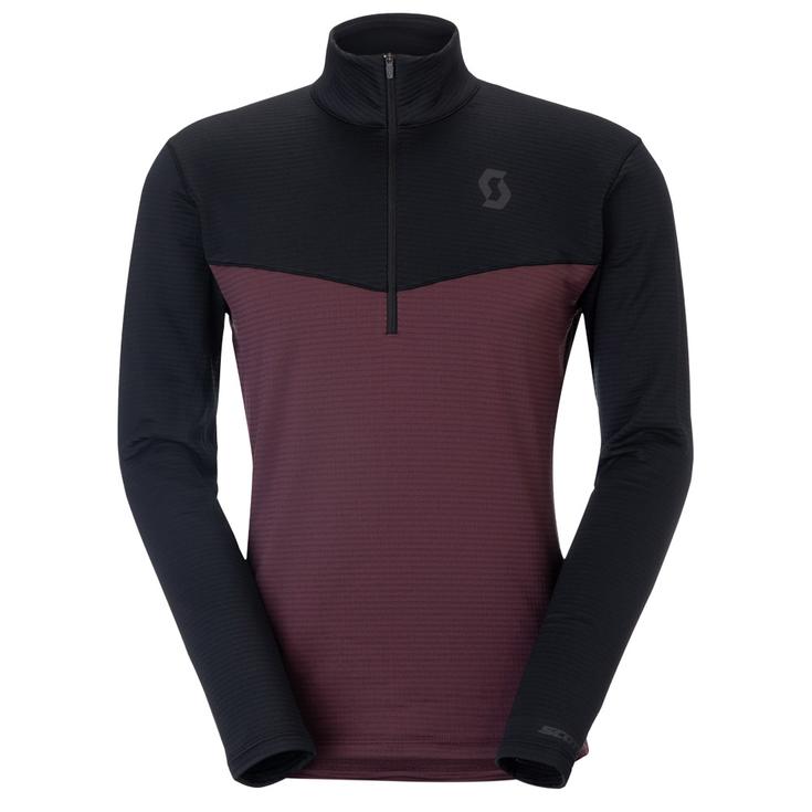 Scott Fleece Defined Light Cocoa Red Black Overview