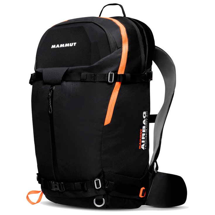 Mammut Sac airbag Pro X Removable Airbag 3.0 Black Vibrant Orange Présentation
