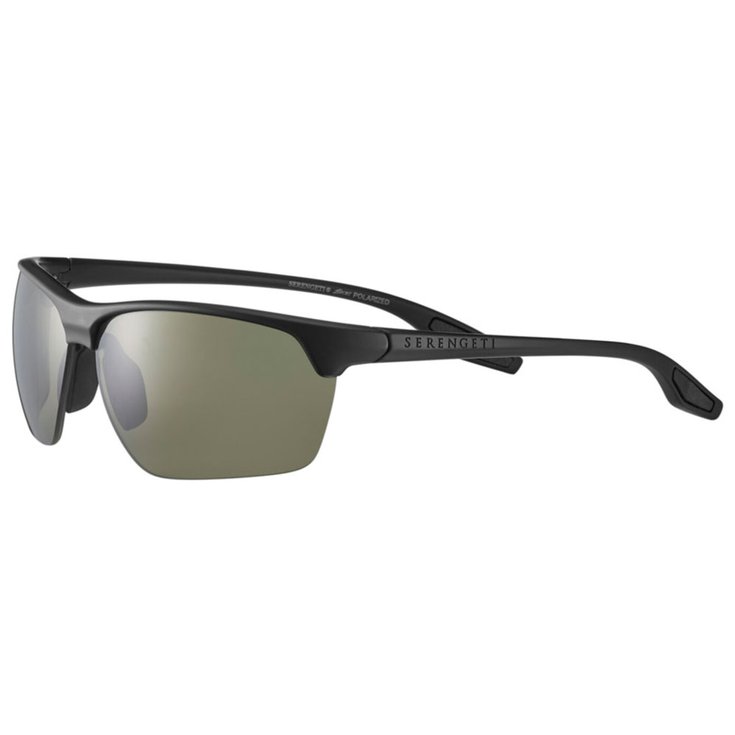 Serengeti Sunglasses Linosa Matte Black Polarized 0 Polarized 555Nm®Black Overview