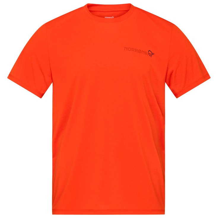 Norrona Tee-shirt de rando Femund Tech Pureed Pumpkin Présentation