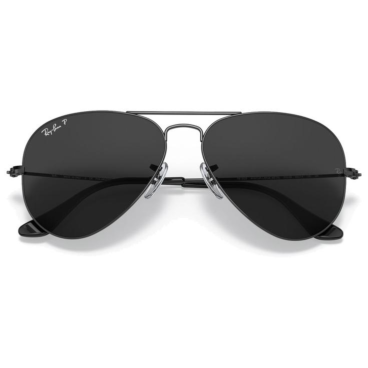 Ray Ban Gafas RB3025 Aviator Polished Black Total Black Polar  Ray Ban Gafas RB3025 Aviator Polished Black Total Black Polar