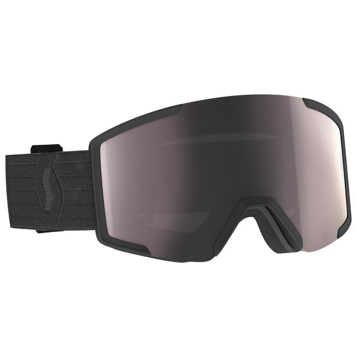 Scott Masque de Ski Shield Black Enhancer Silver Chrome Présentation