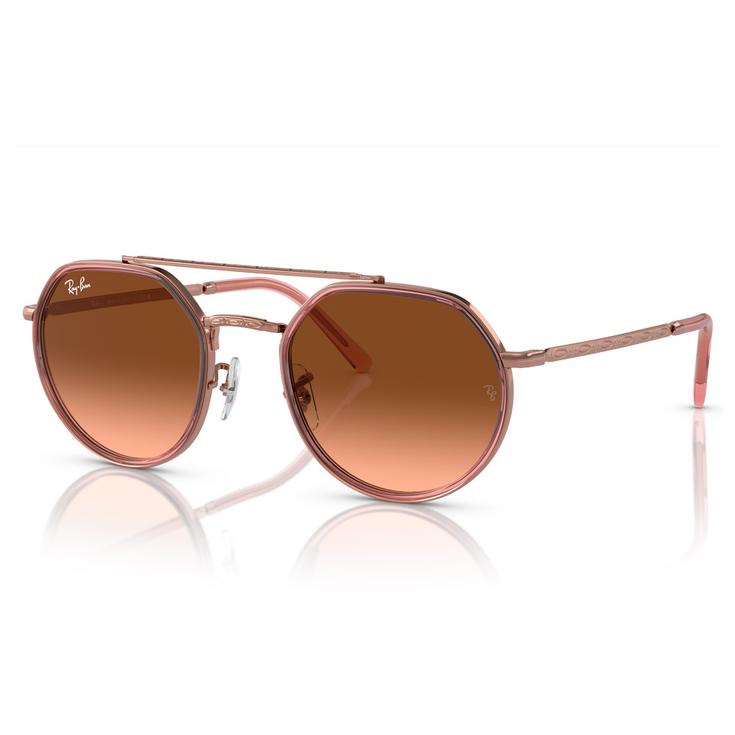Ray Ban Gafas RB3765 Polished Copper Rose Gradient Brown Presentación