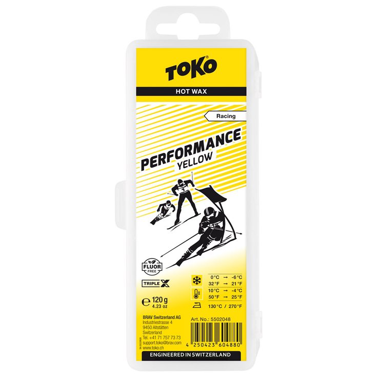 Toko Waxing Performance Yellow 120G Overview