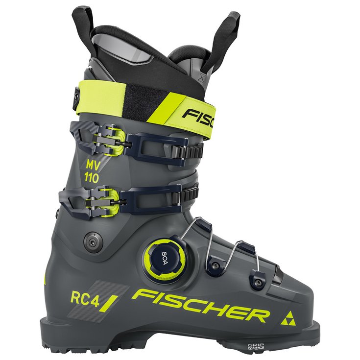 Fischer Chaussures de Ski Rc4 110 Mv Boa Vac Gw Rhino Grey Côté