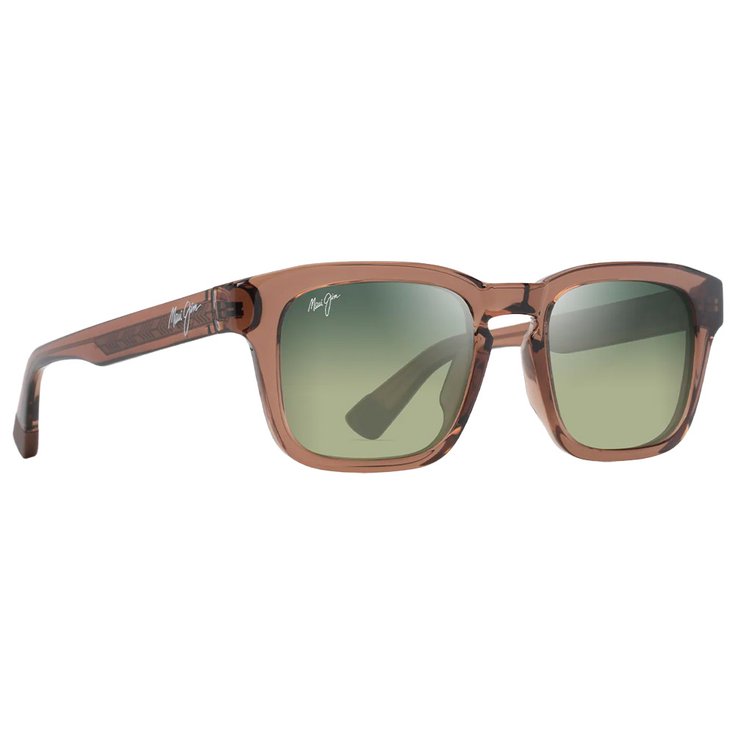 Maui Jim Sunglasses Maluhia Marron Clair Transparent Brillant Maui Ht Minéral Superthin Overview