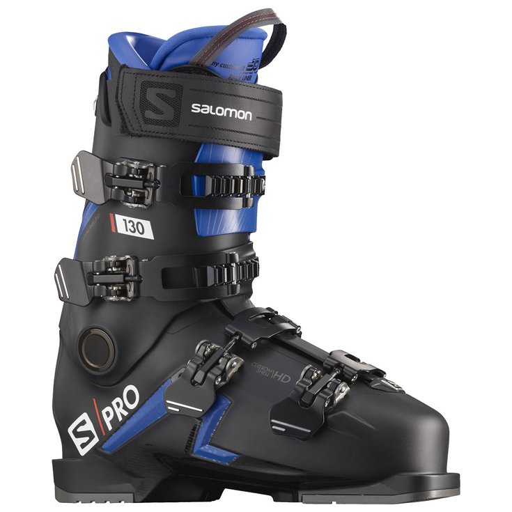 Salomon Chaussures de Ski S/pro 130 Black Race Blue Red Présentation