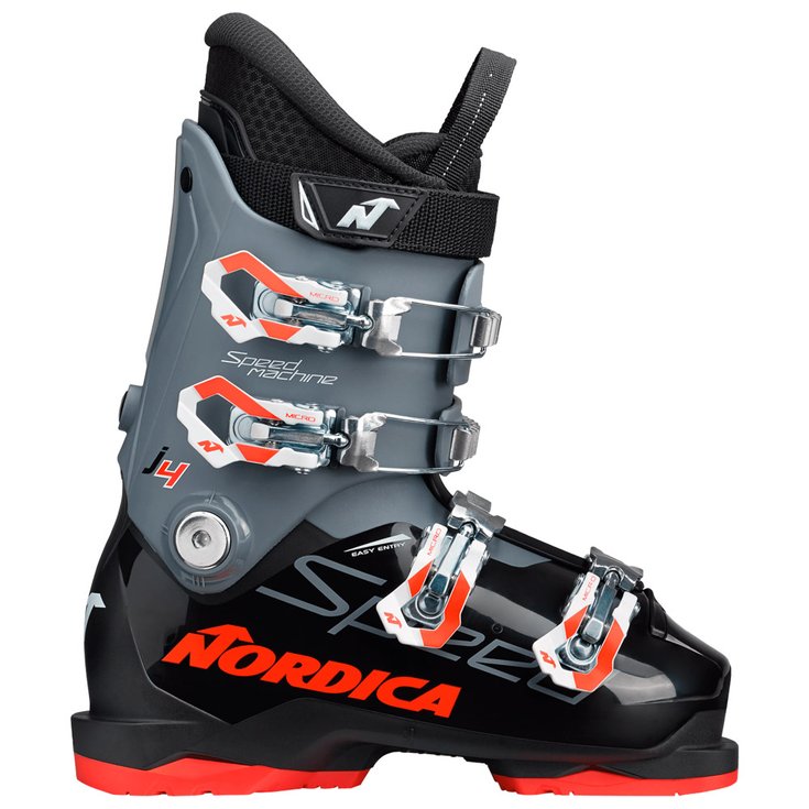 Nordica Chaussures de Ski Speedmachine J 4 Black Anthracite Red 