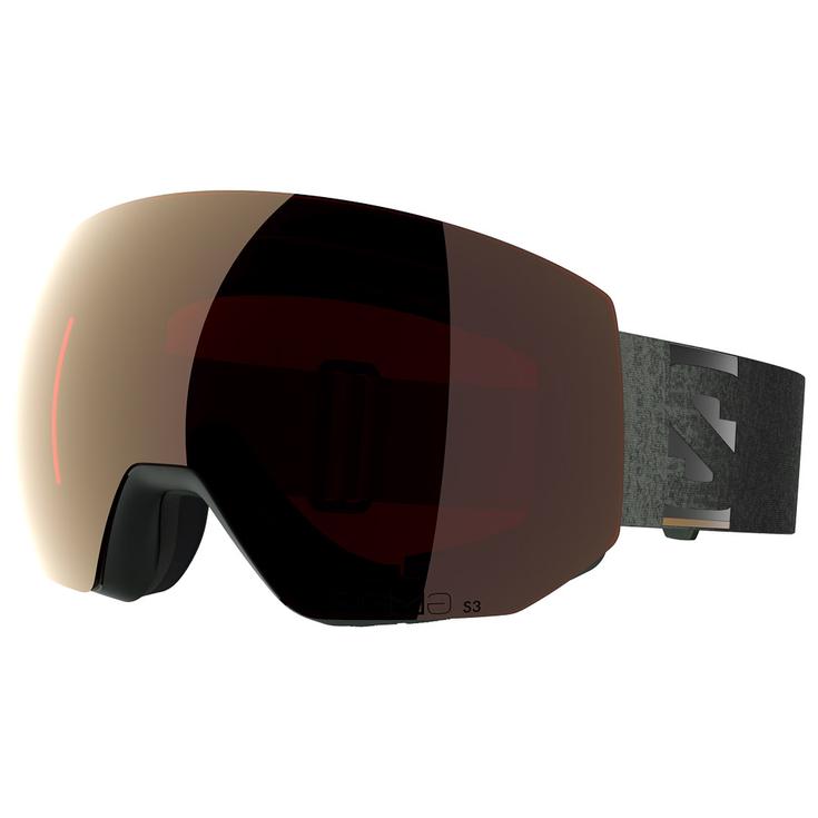 Salomon Skibrille Radium Pro Rosin Sigma Gun Metal + Sigma Apricot Präsentation